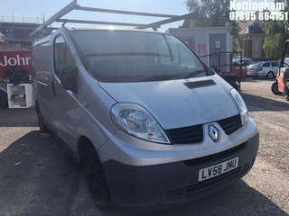 Location: Nottingham - 2008 RENAULT TRAFIC SL27+ DCI 115 Panel Van REG: LV58JMU, Keys: No, MOT Expiry date: 02/08/2025, 1995 Diesel, 6 Speed Manual Diesel, Former Keepers: 3
