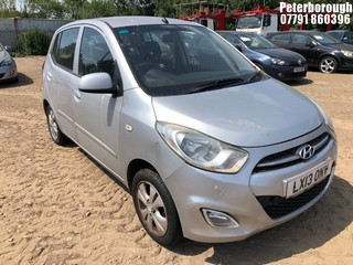 Location: Peterborough - 2013 HYUNDAI I10 ACTIVE AUTO 5 Door Hatchback REG: LX13ONV, Keys: No, MOT Expiry date: 02/09/2025, 1248 Petrol, 4 Speed Auto Petrol, Former Keepers: 5