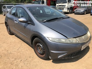Location: Peterborough - 2006 HONDA CIVIC S I-DSI 5 Door Hatchback REG: CV56WKW, Keys: No, MOT Expiry date: 15/03/2024, 1339 Petrol, 6 Speed Manual Petrol, Former Keepers: 6