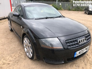 Location: Peterborough - 2005 AUDI TT AUTO Coupe REG: LN05PWO, Keys: No, MOT Expiry date: 21/04/2026, 1781 Petrol, 6 Speed Auto Petrol, Former Keepers: 9