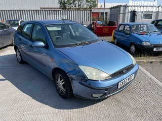 Location: Brentwood - 2002 FORD FOCUS ZETEC 5 Door Hatchback REG: GX52NTF, Keys: No, MOT Expiry date: 07/01/2026, 1796 Petrol, 5 Speed Manual Petrol, Former Keepers: 6