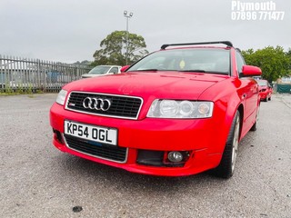 Location: Plymouth - 2004 AUDI A4 T (190) S LINE 4 Door Saloon REG: KP54OGL, Keys: No, MOT Expiry date: 09/11/2024, 1781 Petrol, 6 Speed Manual Petrol, Former Keepers: 6