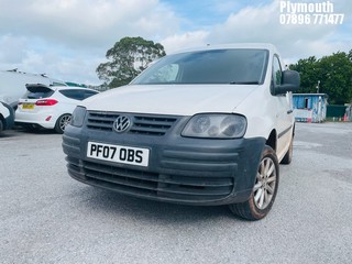 Location: Plymouth - 2007 VOLKSWAGEN CADDY 69PS SDI Car Derived Van REG: PF07OBS, Keys: No, MOT Expiry date: 09/10/2025, 1968 Diesel, 5 Speed Manual Diesel, Former Keepers: 10