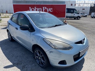 Location: South Wales - 2010 MAZDA 2 TS 5 Door Hatchback REG: CP59RRU, Keys: No, MOT Expiry date: 19/06/2025, 1349 Petrol, 5 Speed Manual Petrol, Former Keepers: 8