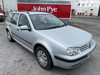 Location: South Wales - 2005 VOLKSWAGEN GOLF TDI SE Estate REG: FD05XOE, Keys: No, MOT Expiry date: 13/01/2026, 1896 Diesel, 6 Speed Manual Diesel, Former Keepers: 4