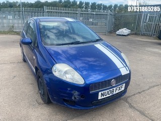 Location: Hull - 2008 FIAT GRANDE PUNTO ACTIVE 65 3 Door Hatchback REG: NU08FXF, Keys: No, MOT Expiry date: 09/07/2025, 1242 Petrol, 5 Speed Manual Petrol, Former Keepers: 6