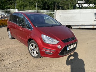 Location: Leeds - 2014 FORD S-MAX TITANIUM TDCI 138 A MPV REG: EO64NTL, Keys: No, MOT Expiry date: 26-02-2026, 1997 Diesel, 6 Speed Auto Diesel, Former Keepers: 3