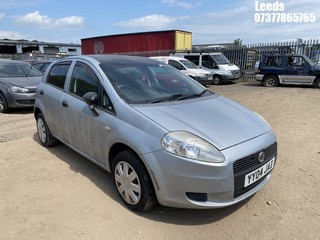 Location: Leeds - 2010 FIAT GRANDE PUNTO ACTIVE 77 5 Door Hatchback REG: YY04JAZ, Keys: No, MOT Expiry date: 05-02-2025, 1368 Petrol, 5 Speed Manual Petrol, Former Keepers: 6