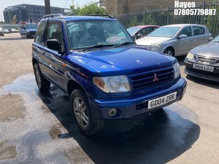 Location: HAYES / HEATHROW - 2004 MITSUBISHI  SHOGUN PININ MPI ELEGANCE 	 ESTATE REG: GD04ZRK , 1834cc PETROL, 5 SPEED MANUAL PETROL, Former Keepers: 1, Keys: No, MOT: Expiry date06/03/2026