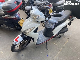 Location: HAYES / HEATHROW - 2018 HONDA NSC 110 MPDH  MOTORCYCLE REG: KS68NZV, 108cc PETROL, , Former Keepers: 2, Keys: No, MOT: Expiry date04/04/2025