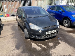 Location:  Hayes - 2009 FORD S-MAX TITANIUM TDCI 143 MPV REG: YH09ZPP, Keys: No, MOT Expiry date: 06/10/2025, 1997 Diesel, 6 Speed Manual Diesel, Former Keepers: 7