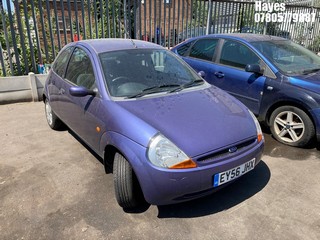 Location:  Hayes - 2006 FORD KA COLLECTION 3 Door Hatchback REG: EY56JHX, Keys: No, MOT Expiry date: 16/08/2024, 1297 Petrol, 5 Speed Manual Petrol, Former Keepers: 7