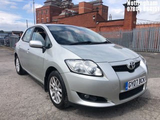 Location: Nottingham - 2007 TOYOTA AURIS TR VVT-1 5 DOOR HATCHBACK REG: GY07BCK, 1598cc PETROL, 5 SPEED MANUAL PETROL, Former Keepers: 2, Keys: Yes, MOT Expiry date: 02/02/2026