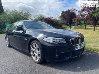 Location: Birmingham - 2012 BMW 520D M SPORT AUTO 4 DOOR SALOON REG: MF62LJU, 1995CC DIESEL, 8 SPEED AUTO DIESEL, Former Keepers: 1, Keys: Yes, MOT Expiry date: 08/04/2025