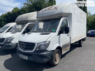 Location: Birmingham - 2014 MERCEDES-BENZ SPRIENTER 313 CDI LUTON VAN REG: KU64FDX, 2143CC DIESEL, 6 SPEED MANUAL DIESEL, Former Keepers: 3, Keys: Yes, MOT Expiry date: 31/01/2025