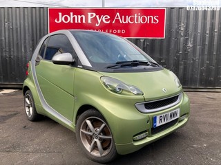 Location: Stapleford - 2011 SMART FORTWO PASSION CDI S-A Coupe REG: RV11MWN, Keys: No, MOT Expiry date: 07/01/2026, 799 Diesel, 5 Speed Semi Auto Diesel, Former Keepers: 3