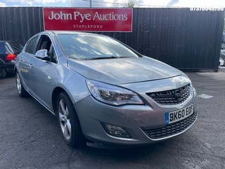 Location: Stapleford - 2010 VAUXHALL ASTRA SRI CDTI 108 5 Door Hatchback REG: BK60EOF, Keys: No, MOT Expiry date: 19/08/2025, 1686 Diesel, 6 Speed Manual Diesel, Former Keepers: 6