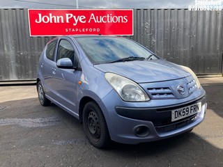Location: Stapleford - 2009 NISSAN PIXO N-TEC 5 Door Hatchback REG: DK59FRN, Keys: Yes, MOT Expiry date: 13/07/2025, 996 Petrol, 5 Speed Manual Petrol, Former Keepers: 5