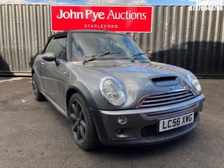 Location: Stapleford - 2006 MINI MINI COOPER S Convertible REG: LC56XWG, Keys: No, MOT Expiry date: 30/06/2025, 1598 Petrol, 6 Speed Manual Petrol, Former Keepers: 11