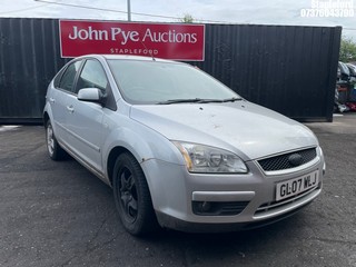 Location: Stapleford - 2007 FORD FOCUS STYLE DIESEL 5 Door Hatchback REG: GL07WLJ, Keys: No, MOT Expiry date: 29/08/2025, 1560 Diesel, 5 Speed Manual Diesel, Former Keepers: 8