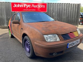 Location: Stapleford - 2004 VOLKSWAGEN BORA S TDI 4 Door Saloon REG: AK04SYU, Keys: Yes, MOT Expiry date: 22/07/2025, 1896 Diesel, 5 Speed Manual Diesel, Former Keepers: 12