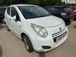 Location: North Woolwich - 2009 SUZUKI ALTO SZ4 5 Door Hatchback REG: AO09WMV, Keys: No, MOT Expiry date: 18/01/2025, 996 Petrol, 5 Speed Manual Petrol, Former Keepers: 13