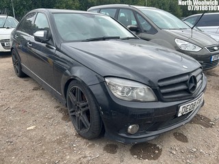 Location: North Woolwich - 2008 MERCEDES C220 SPORT CDI A 4 Door Saloon REG: DE08FWK, Keys: No, MOT Expiry date: 11/02/2025, 2148 Diesel, 5 Speed Auto Diesel, Former Keepers: 10