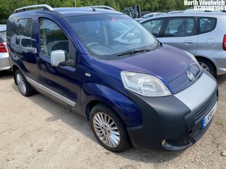 Location: North Woolwich - 2008 FIAT FIORINO COMBI 16V M-JET MPV REG: LK58NYY, Keys: No, MOT Expiry date: 30/05/2024, 1248 Diesel, 5 Speed Manual Diesel, Former Keepers: 7