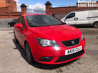 Location: Nottingham - 2015  SEAT  IBIZA I-TECH TSI  3 Door Hatchback  REG: AK15CUJ, 1197cc Petrol , 5 Speed Manual Petrol , Former Keepers: 2, Keys: Yes, MOT Expiry date: 25/02/2026