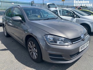 Location: BELVEDERE - 2015 VOLKSWAGEN GOLF SE BLUEMOTION TECH T 	 ESTATE REG: NX65KPV , 1598cc DIESEL, 6 SPEED MANUAL DIESEL, Former Keepers: 7, Keys: No, MOT: Expiry date29.07.2025