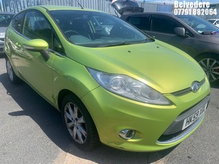 Location: BELVEDERE - 2010 FORD FIESTA ZETEC 96  3 DOOR HATCHBACK REG: HK59XDL, 1388cc PETROL, 5 SPEED MANUAL PETROL, Former Keepers: 6, Keys: No, MOT: Expiry date01.03.2025
