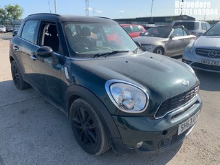 Location: Belvedere - 2013  MINI COUNTRYMAN COOPER SD  5 Door Hatchback REG: SH63ATV, 1995cc Diesel , 6 Speed Manual Diesel 	, Former Keepers: 4, Keys: Yes, MOT Expiry date: 14.07.2025