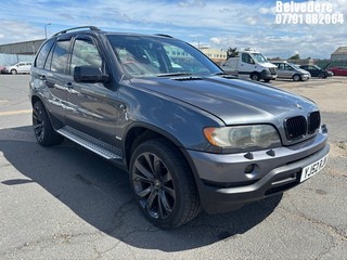 Location: Belvedere - 2002  BMW  X5 SPORT AUTO 	 Estate REG: YJ52RJN, 2979cc Petrol , 5 Speed Auto Petrol 	, Former Keepers: 4, Keys: Yes, MOT Expiry date: 08/08/2025