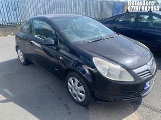 Location: Belvedere - 2008 VAUXHALL CORSA CLUB A/C 3 Door Hatchback REG: LV08HHF, Keys: No, MOT Expiry date: 19/05/2025, 1229 Petrol, 5 Speed Manual Petrol, Former Keepers: 4
