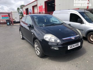 Location: Edinburgh - 2014 FIAT PUNTO GBT 3 Door Hatchback REG: SE14KRU, Keys: No, MOT Expiry date: 04/10/2025, 1242 Petrol, 5 Speed Manual Petrol, Former Keepers: 5
