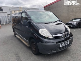 Location: Edinburgh - 2013 VAUXHALL VIVARO 2900 COMBI CDTI SW MPV REG: DA13EHO, Keys: No, MOT Expiry date: 06/03/2025, 1995 Diesel, 6 Speed Manual Diesel, Former Keepers: 3