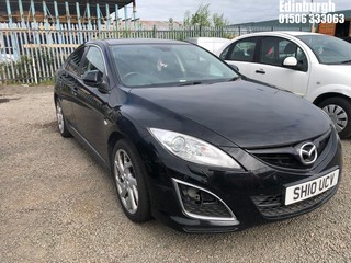 Location: Edinburgh - 2010 MAZDA 6 SPORT 5 Door Hatchback REG: SH10UCV, Keys: No, MOT Expiry date: 12/11/2024, 2488 Petrol, 6 Speed Manual Petrol, Former Keepers: 3