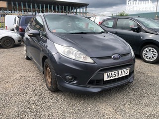 Location: Edinburgh - 2009 FORD FIESTA ZETEC S 120 3 Door Hatchback REG: NA59AYG, Keys: No, MOT Expiry date: 08/04/2024, 1596 Petrol, 5 Speed Manual Petrol, Former Keepers: 7
