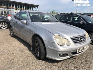 Location: Edinburgh - 2006 MERCEDES C200 CDI SE Coupe REG: OU06LXM, Keys: No, MOT Expiry date: 24/07/2025, 2148 Diesel, 6 Speed Manual Diesel, Former Keepers: 5