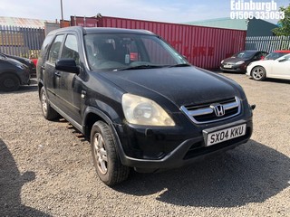 Location: Edinburgh - 2004 HONDA CR-V I-VTEC SE SPORT Estate REG: SX04KKU, Keys: No, MOT Expiry date: 10/11/2023, 1998 Petrol, 5 Speed Manual Petrol, Former Keepers: 7