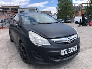 Location: Nottingham - 2013 VAUXHALL CORSA S ECOFLEX 3 Door Hatchback REG: YN13SZY, Keys: No, MOT Expiry date: 21/11/2024, 998 Petrol, 5 Speed Manual Petrol, Former Keepers: 5