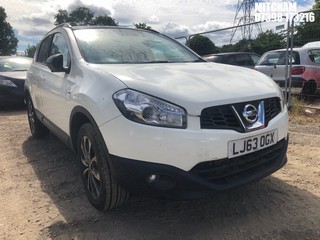 Location: MITCHAM - 2013 NISSAN QASHQAI 360 IS DCI  5 DOOR HATCHBACK REG: LJ63OGX , 1598cc DIESEL, 6 SPEED MANUAL DIESEL, Former Keepers: 1, Keys: No, MOT: Expiry date18/08/2025