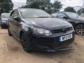 Location: Mitcham - 2011 VOLKSWAGEN POLO S 60 5 Door Hatchback REG: MF11SVS, Keys: No, MOT Expiry date: 23/11/2023, 1198 Petrol, 5 Speed Manual Petrol, Former Keepers: 5