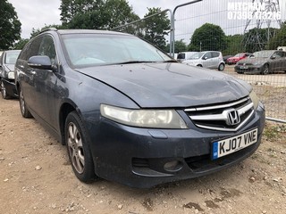 Location: Mitcham - 2007 HONDA ACCORD EX I-VTEC AUTO Estate REG: KJ07VNE, Keys: No, MOT Expiry date: 10/02/2025, 2354 Petrol, 6 Speed Auto Petrol, Former Keepers: 5