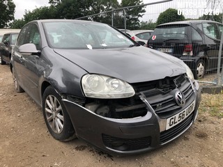 Location: Mitcham - 2007 VOLKSWAGEN GOLF MATCH TDI 105 A 5 Door Hatchback REG: GL56UOR, Keys: No, MOT Expiry date: 21/02/2025, 1896 Diesel, 5 Speed Auto Diesel, Former Keepers: 8