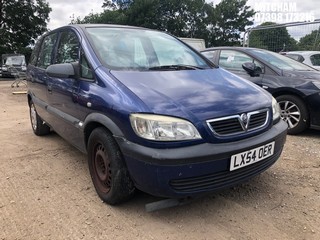 Location: Mitcham - 2004 VAUXHALL ZAFIRA LIFE 16V AUTO MPV REG: LX54OER, Keys: No, MOT Expiry date: 12/09/2025, 1796 Petrol, AUTOMATIC, Former Keepers: 4