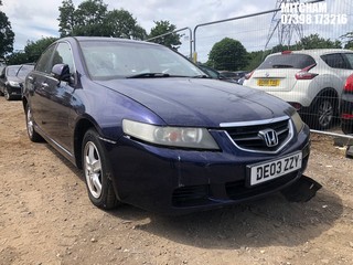 Location: Mitcham - 2003 HONDA ACCORD VTEC SE 4 Door Saloon REG: DE03ZZY, Keys: No, MOT Expiry date: 13/09/2025, 1998 Petrol, 5 Speed Manual Petrol, Former Keepers: 2