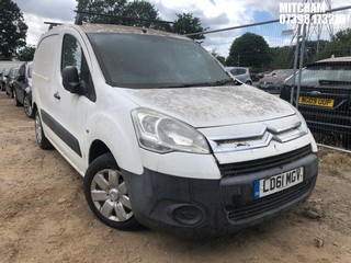 Location: Mitcham - 2011 CITROEN BERLINGO 625 EN-PRISE HDI Panel Van REG: LD61MGV, Keys: No, MOT Expiry date: 31/05/2023, 1560 Diesel, 5 Speed Manual Diesel, Former Keepers: 6