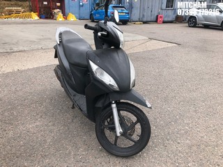 Location: Mitcham - 2014 HONDA NSC 110 E-E Motorcycle REG: KM63UNX, Keys: No, MOT Expiry date: 05/03/2025, 108 Petrol, Automatic, Former Keepers: 16