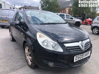 Location: Nottingham - 2009 VAUXHALL CORSA DESIGN 16V T-PORT 3 Door Hatchback REG: DS09HVF, Keys: No, MOT Expiry date: 04/04/2025, 1364 Petrol, 5 Speed Manual Petrol, Former Keepers: 8